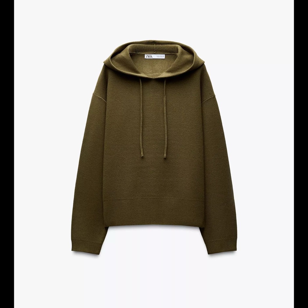 ZARA NWT Women's Olive Hoodie